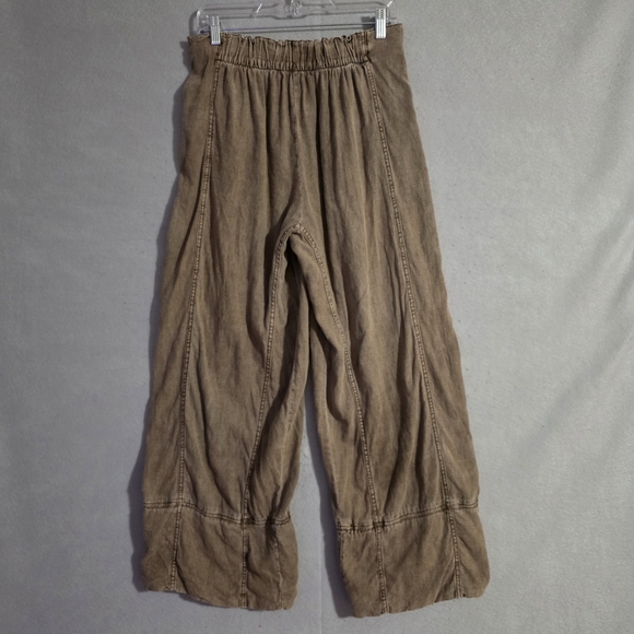 Free People Womens Days End Linen Pull On Pants Caiman OB2008799 Size Small - Picture 8 of 10